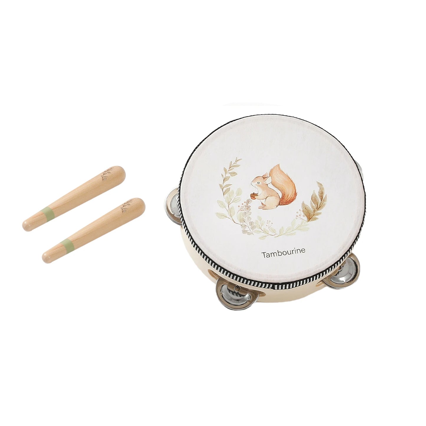 Wooden Baby Musical Gift Set – Eco‑Friendly Rattle, Maraca, Drum, Xylophone, Bell Shaker for Infants 0–2.