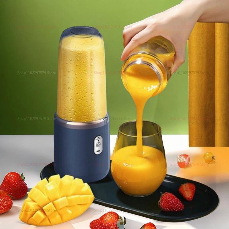 Portable USB Juicer Blender – Blend Anywhere with Powerful, Rechargeable Convenience.