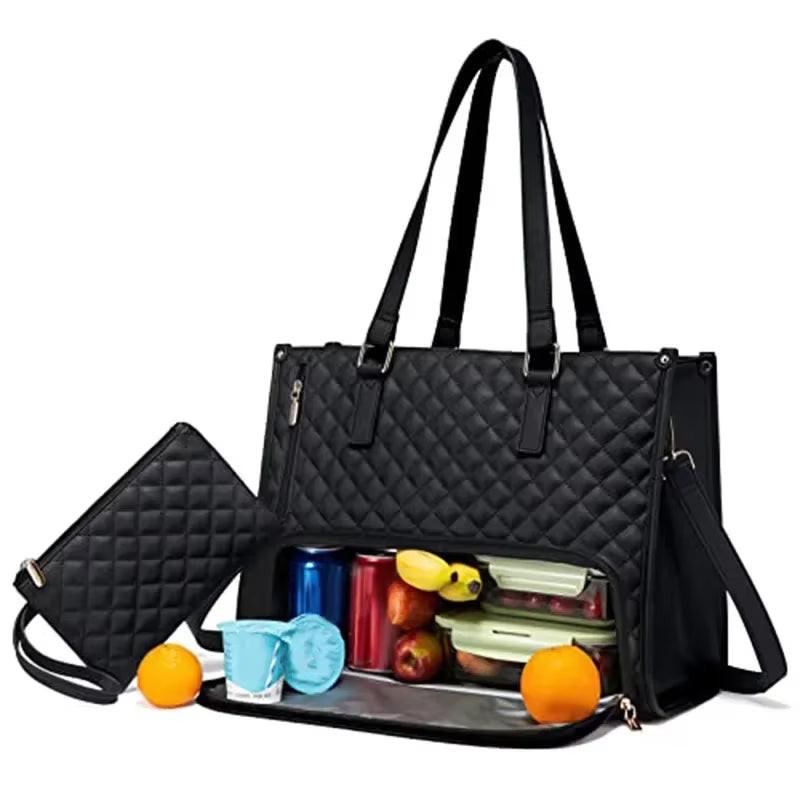 Convertible Insulated Lunch Tote Bag – Stylish, Spacious & Travel‑Ready.