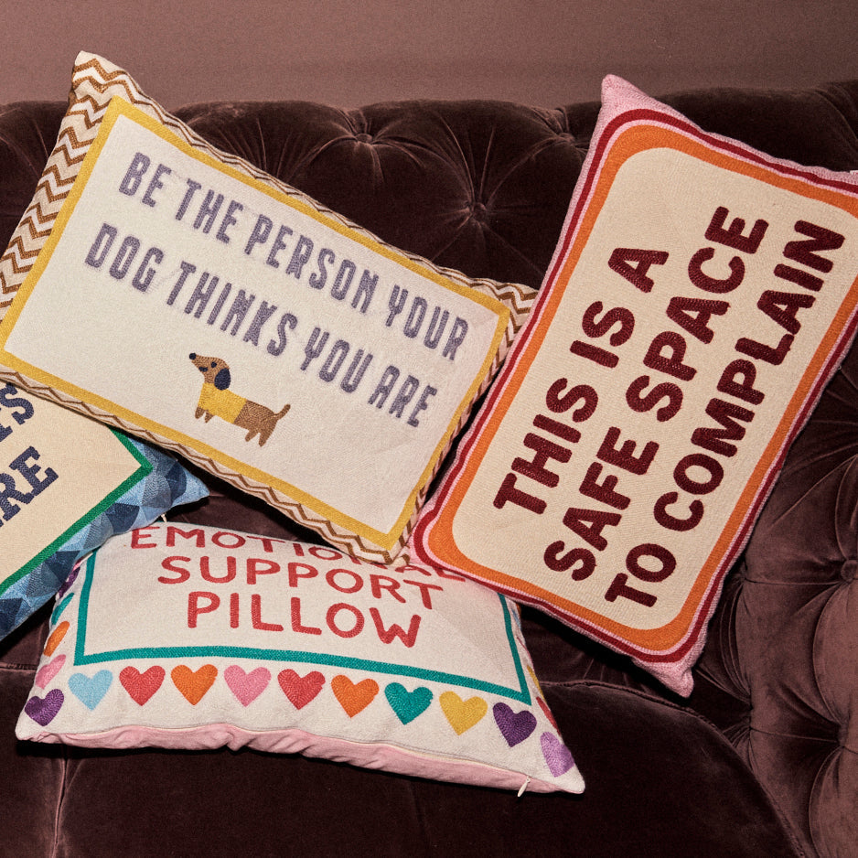 Be The Person Your Dog Thinks You Are Needlepoint Cushion