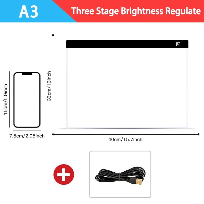 Spark Imagination – Dimmable LED Drawing Pad for Kids & Creatives.