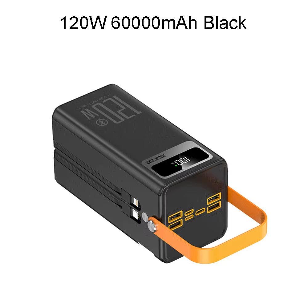 120W Portable Power Bank – High‑Capacity Charging for Home & Camping.