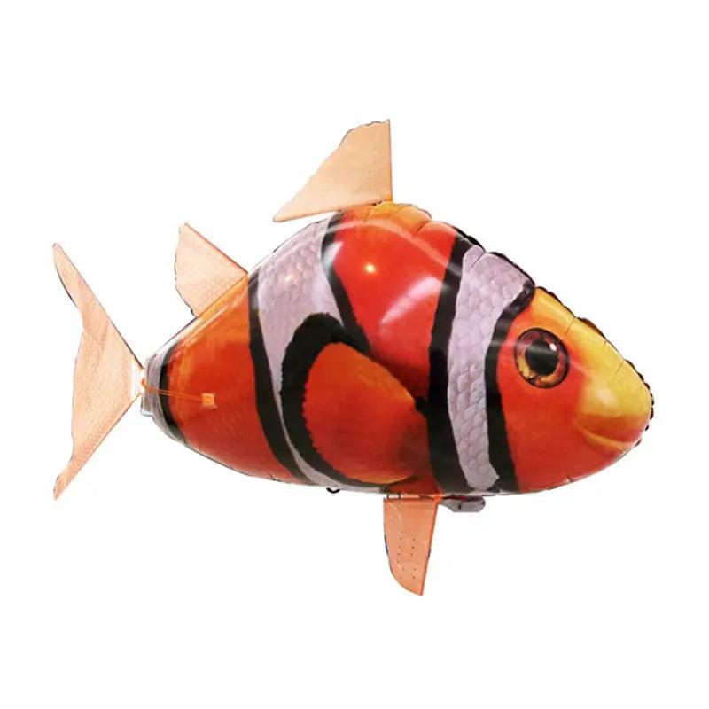 Remote‑Controlled Flying Shark or Clownfish – Indoor Helium Balloon Toy.