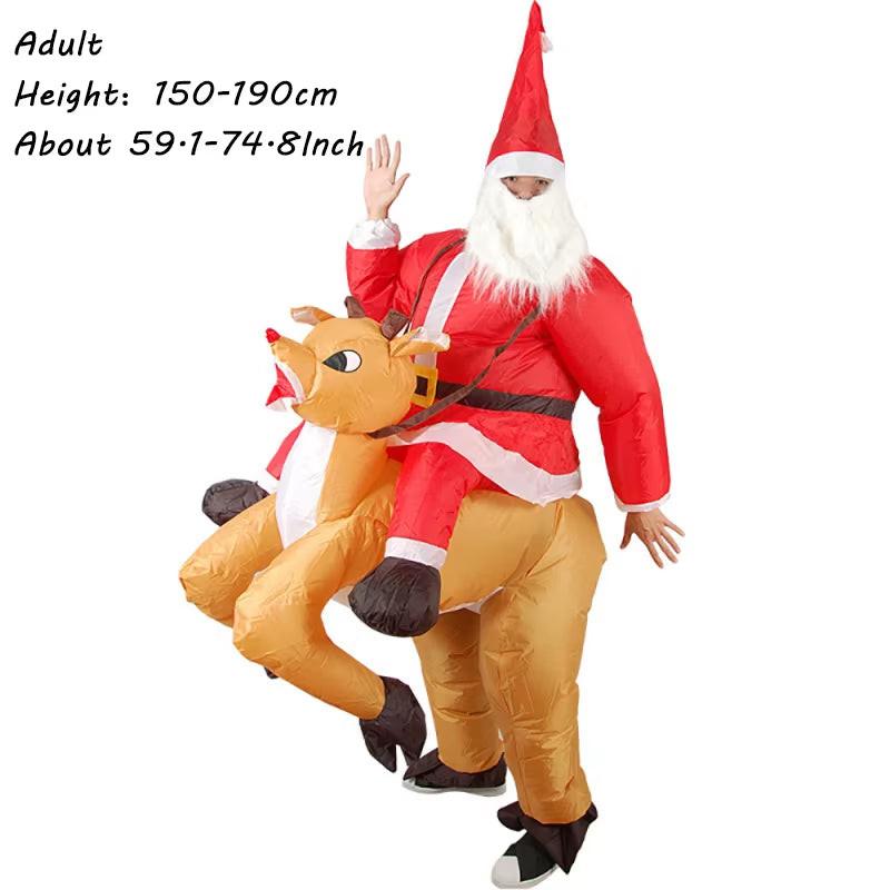 Christmas Inflatable Costume – Gingerbread, Santa, Snowman & More | Adult & Kids Sizes for Holiday Parties & Cosplay.