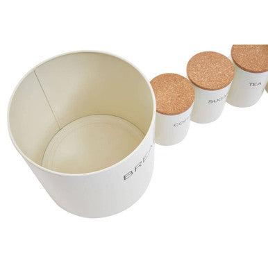 Easton 5 Piece Kitchen  Storage Set in Cream