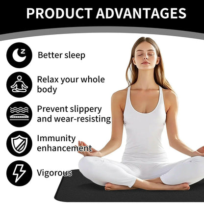 Conductive Grounding Mat – Indoor Earthing Pad for Sleep, Stress Relief, and Wellness Support