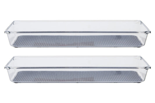 Romm Large Set Of Two Kitchen Organisers With Rubber Insert