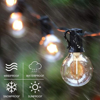 97FT Outdoor String Lights – G40 Shatterproof LED Patio Lights.