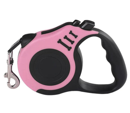 Walk Freely, Stay in Control – 16.5FT Retractable Dog Leash with One-Touch Brake.