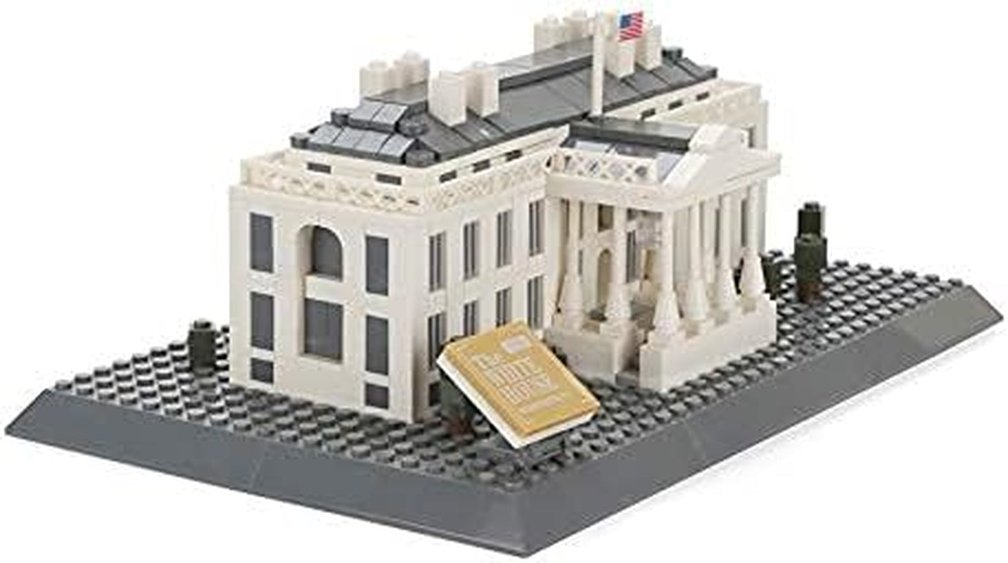 White House Building Block Set (770 Pieces) Washington D.C. White House Famous Landmark Series - Architecture Model for Kids and Adults