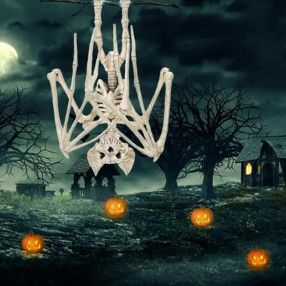 2025 Mini Animal Skeletons – Bat Bone Models for Creepy Halloween Decor & Haunted Displays