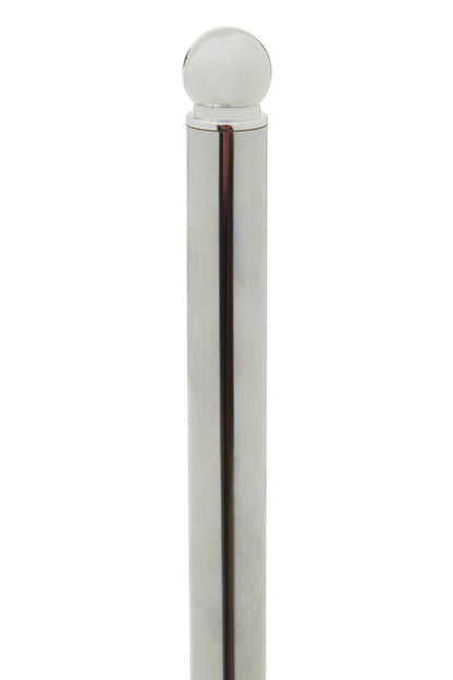 Delphine Chrome Kitchen Roll Holder with Marble Base