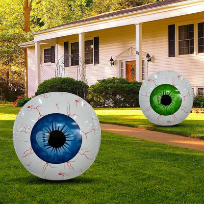 2025 Giant Inflatable Eyeball Balloon – 40cm Bloodshot Halloween Prop for Parties, Haunted Houses & Horror Decor