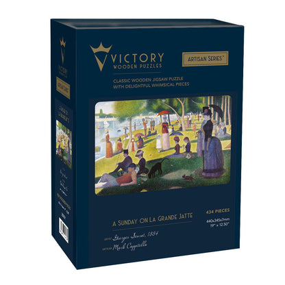A Sunday on La Grande Jatte – Artisan™ Wooden Puzzle by Georges Seurat & Mark Cappitella (434 Pieces).