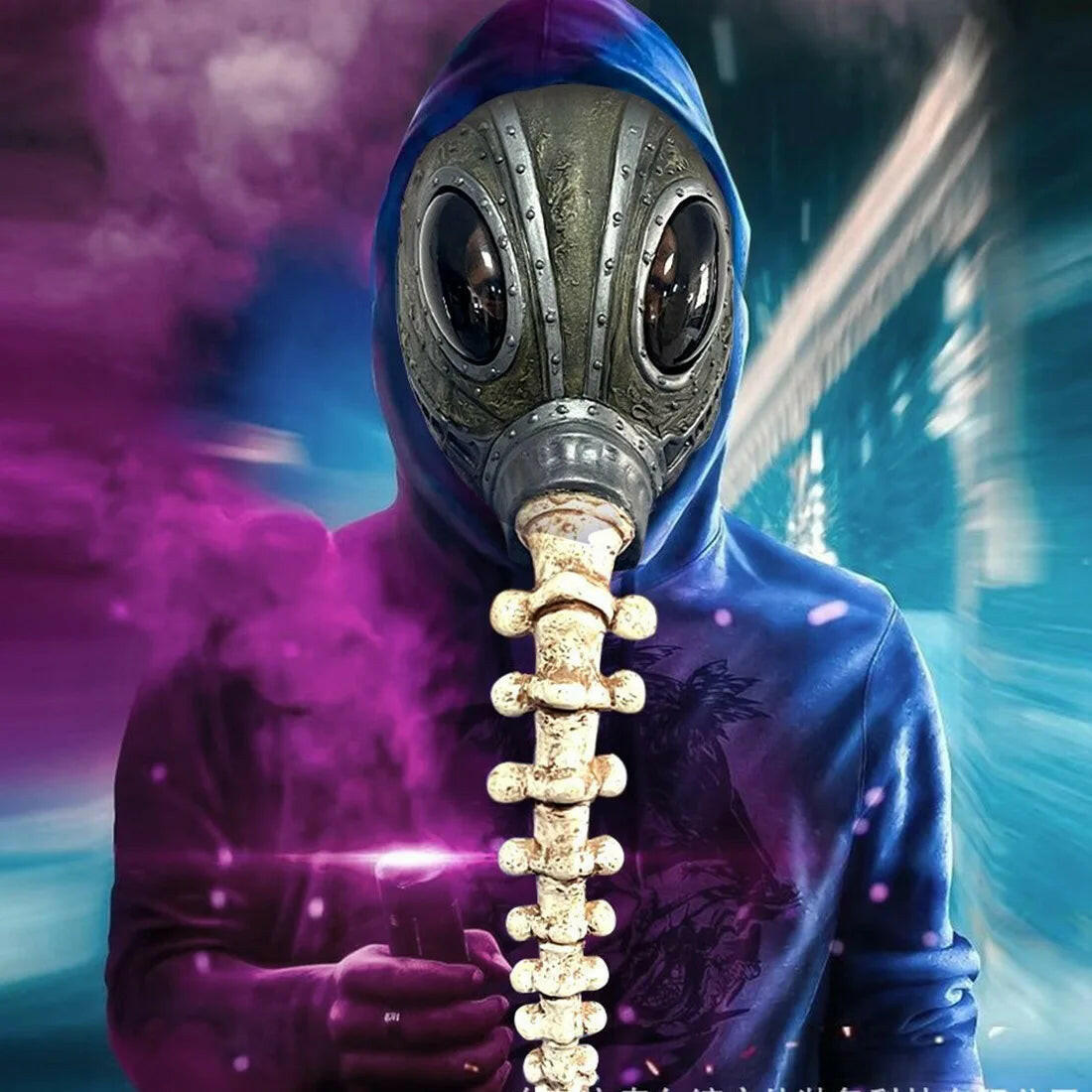 The Sandman Latex Mask – God of Dreams Horror Headgear for Halloween and Cosplay