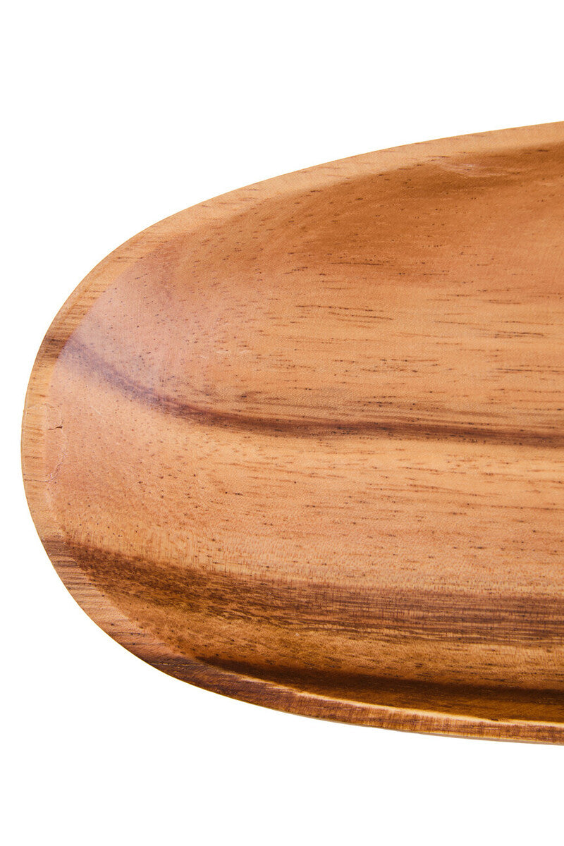 Kora Acacia Small Oval Serving Dish