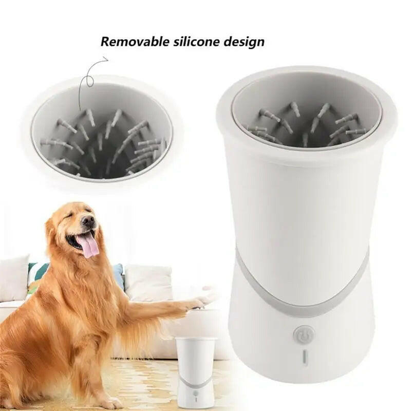 Revolutionary Automatic Dog Paw Cleaner – Portable Silicone Foot Washer for Small & Medium Dogs.