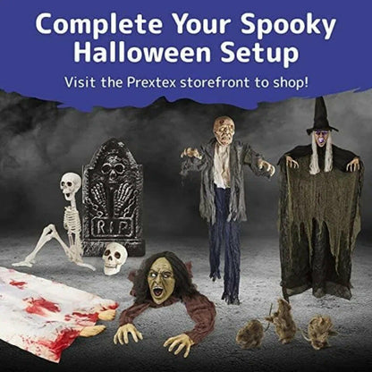 2025 Pose-able Halloween Skeleton – 48cm Realistic Decorative Accent for Haunted Displays & Gothic Home Decor