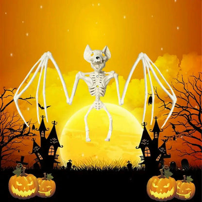 2025 Mini Animal Skeletons – Bat Bone Models for Creepy Halloween Decor & Haunted Displays