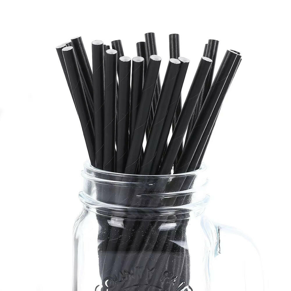 25-Pack Halloween Disposable Straws – Choose from 17 Spooky Designs for Party Drinks & Decor
