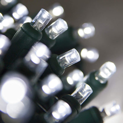 50 Cool White LED Christmas Lights – 25FT Indoor/Outdoor Mini String.