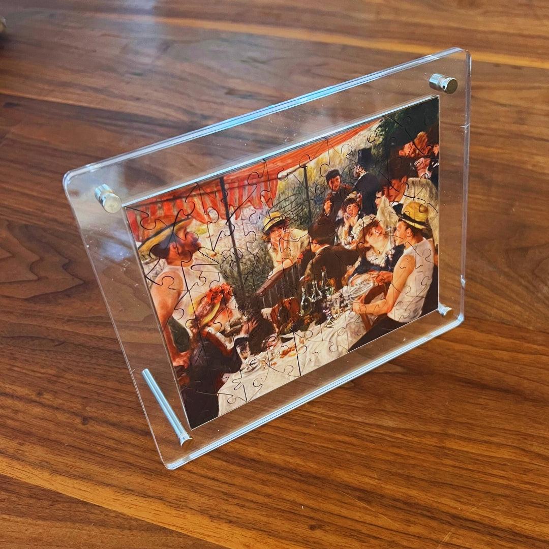 Double‑Sided Acrylic Puzzle Frame – 170 × 136mm.
