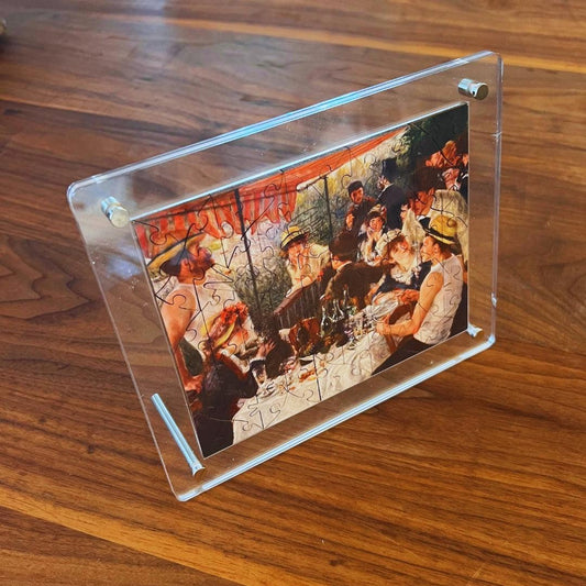 Double‑Sided Acrylic Puzzle Frame – 170 × 136mm.