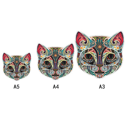 Nature-themed wooden puzzle with animal-shaped pieces, eco-friendly and educational for kids and adults.