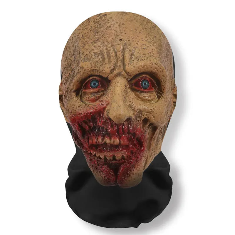 Ghost Face 3D Mesh Mask – Breathable Elastic Balaclava for Halloween Cosplay & Party Props