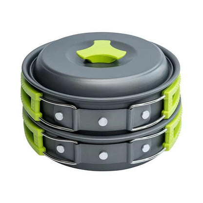 Complete Lightweight Camping Cookware Set.