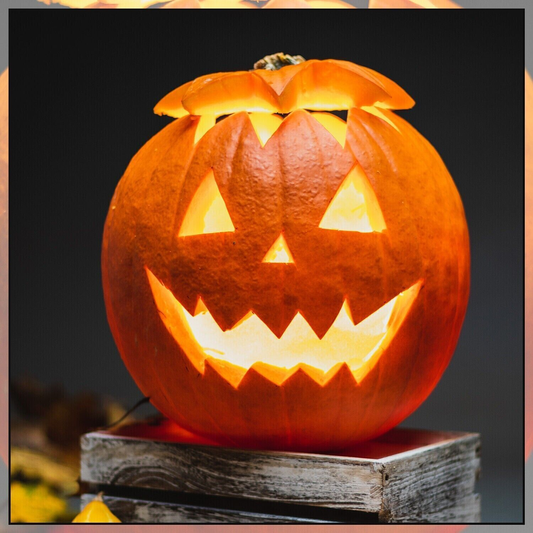 2025 Halloween Pumpkin Decorating Mega Kit – Carving Tools, Stencils, Balloon Garland, Stickers & Teeth Props