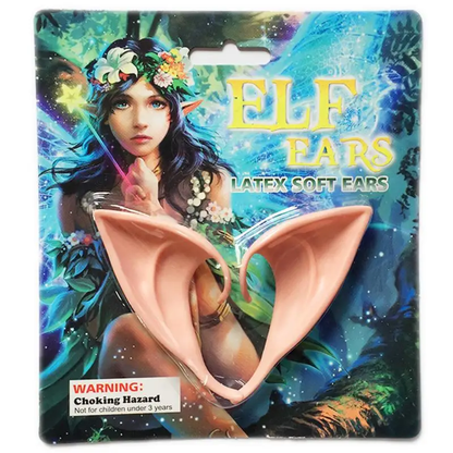 2025 Latex Elf Ears – Soft, Realistic Costume Accessories for Halloween, Cosplay & Masquerade (1 Pair)