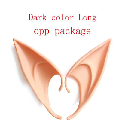 2025 Latex Elf Ears – Soft, Realistic Costume Accessories for Halloween, Cosplay & Masquerade (1 Pair)