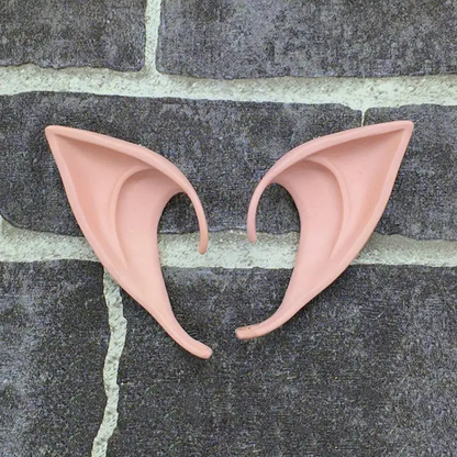 2025 Latex Elf Ears – Soft, Realistic Costume Accessories for Halloween, Cosplay & Masquerade (1 Pair)