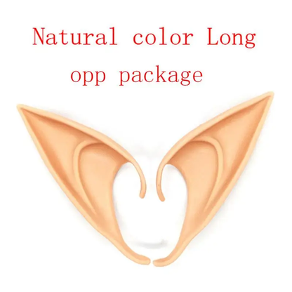2025 Latex Elf Ears – Soft, Realistic Costume Accessories for Halloween, Cosplay & Masquerade (1 Pair)