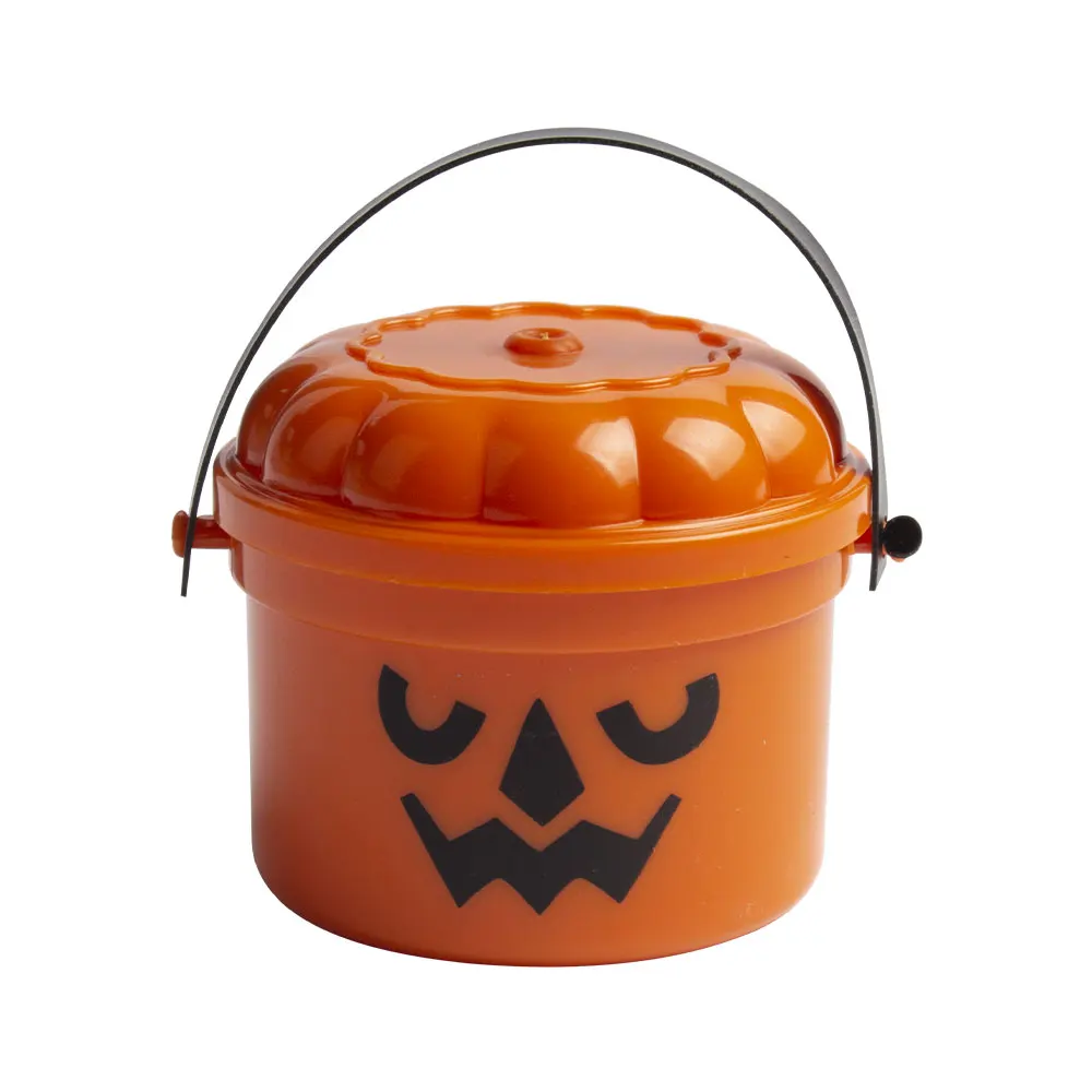 2025 Mini Halloween Nostalgia Buckets – 3D Printed Candy Jars & Decor in Pumpkin, Ghost & Party Colors (1pc)