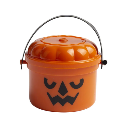 2025 Mini Halloween Nostalgia Buckets – 3D Printed Candy Jars & Decor in Pumpkin, Ghost & Party Colors (1pc)