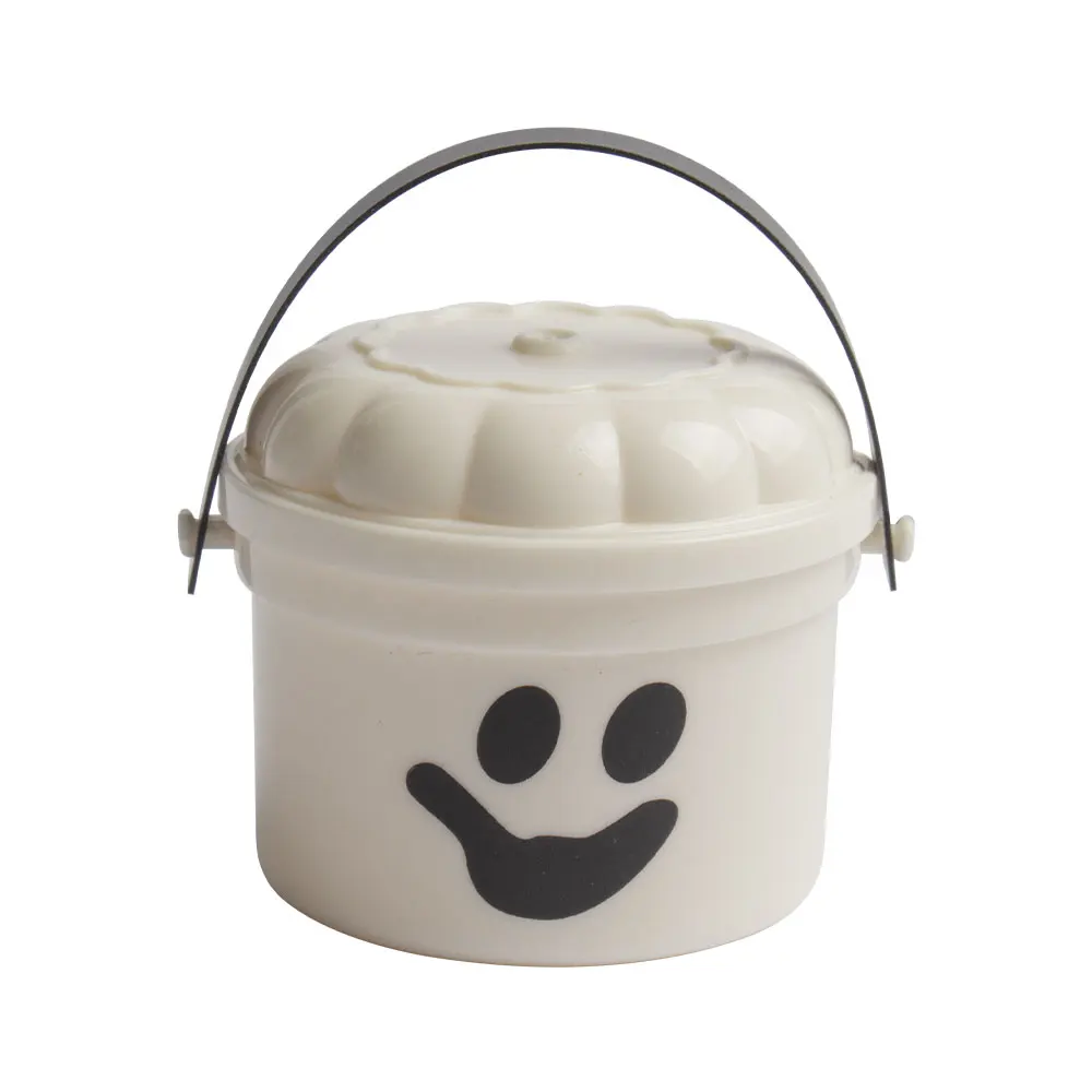 2025 Mini Halloween Nostalgia Buckets – 3D Printed Candy Jars & Decor in Pumpkin, Ghost & Party Colors (1pc)
