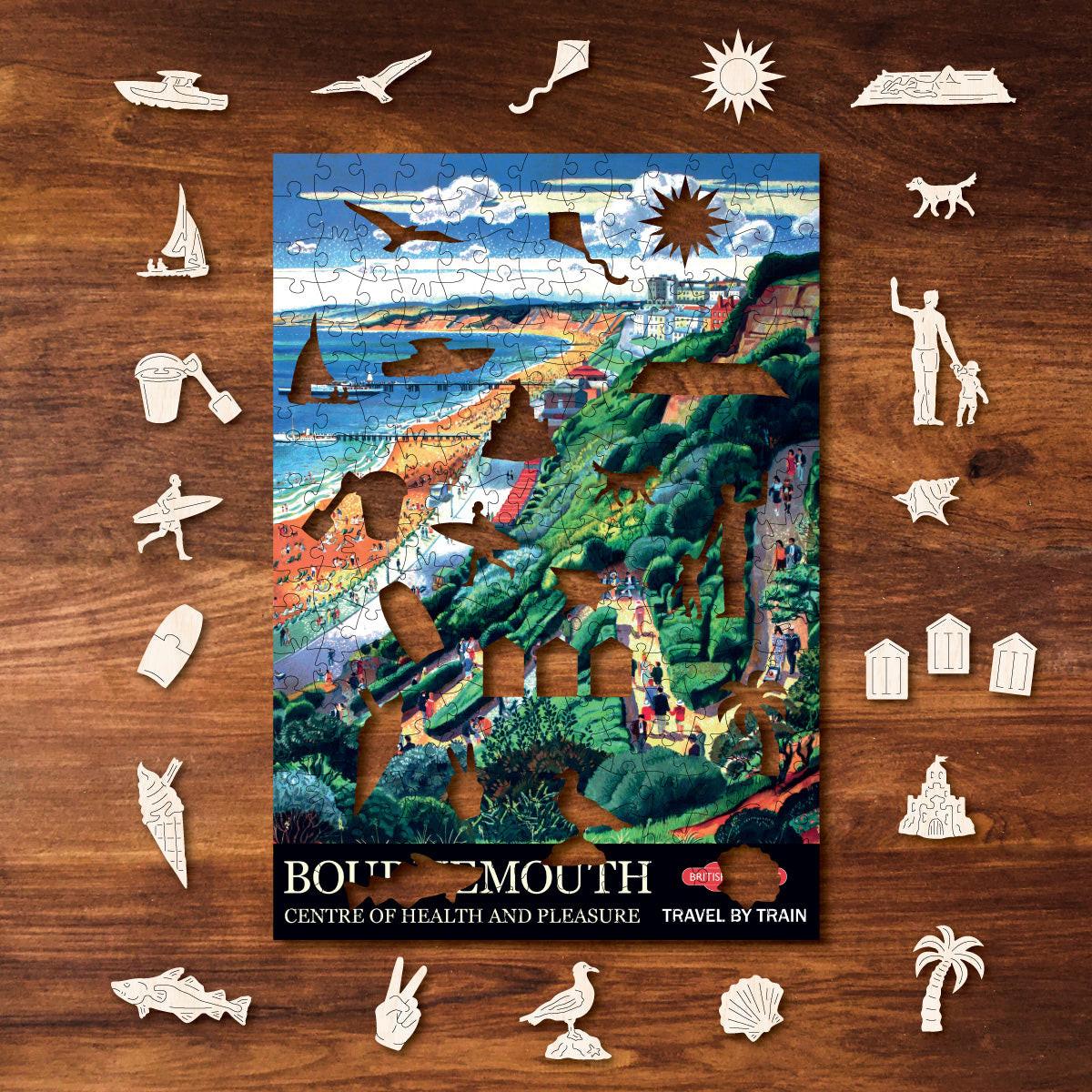 Bournemouth Wooden Jigsaw Puzzle.