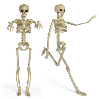 24 Inch Halloween Adjustable Skeleton Prop,Halloween Decoration Clearance,Halloween Party Decoration,Halloween Decoration Outdoor,Indoor