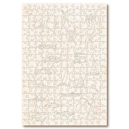 Vintage Poster – Torquay Wooden Jigsaw Puzzle.