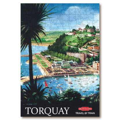 Vintage Poster – Torquay Wooden Jigsaw Puzzle.