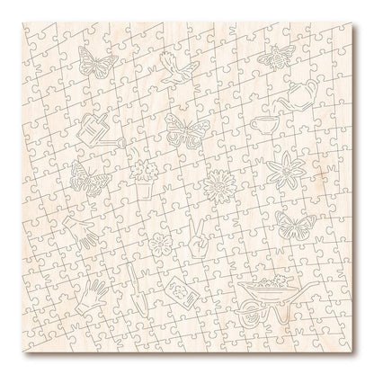 Butterfly Garden – Wooden Jigsaw Puzzle.