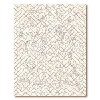 The Flapper – Life, 1922 (Large) Wooden Puzzle – 422 Pieces.