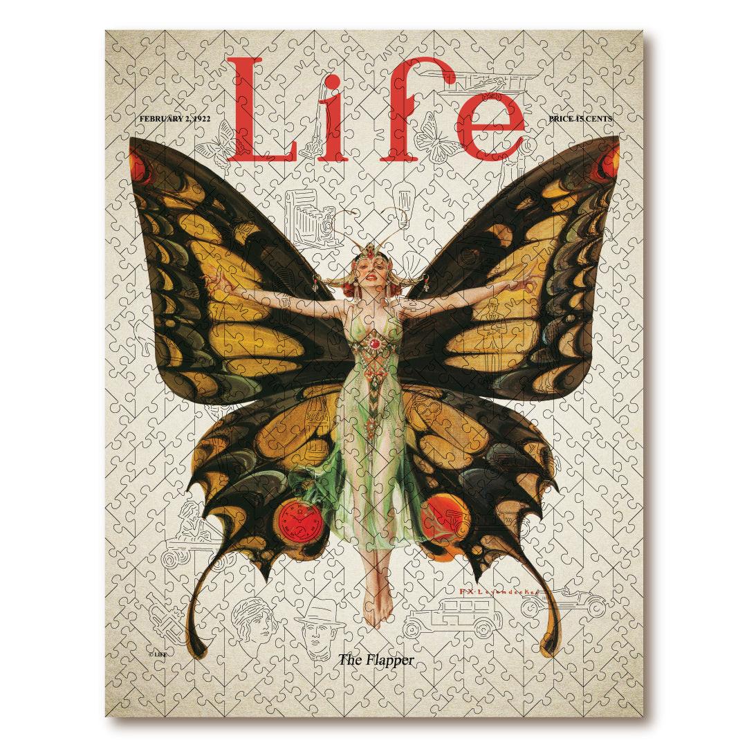The Flapper – Life, 1922 (Large) Wooden Puzzle – 422 Pieces.
