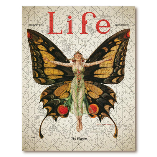 The Flapper – Life, 1922 (Large) Wooden Puzzle – 422 Pieces.