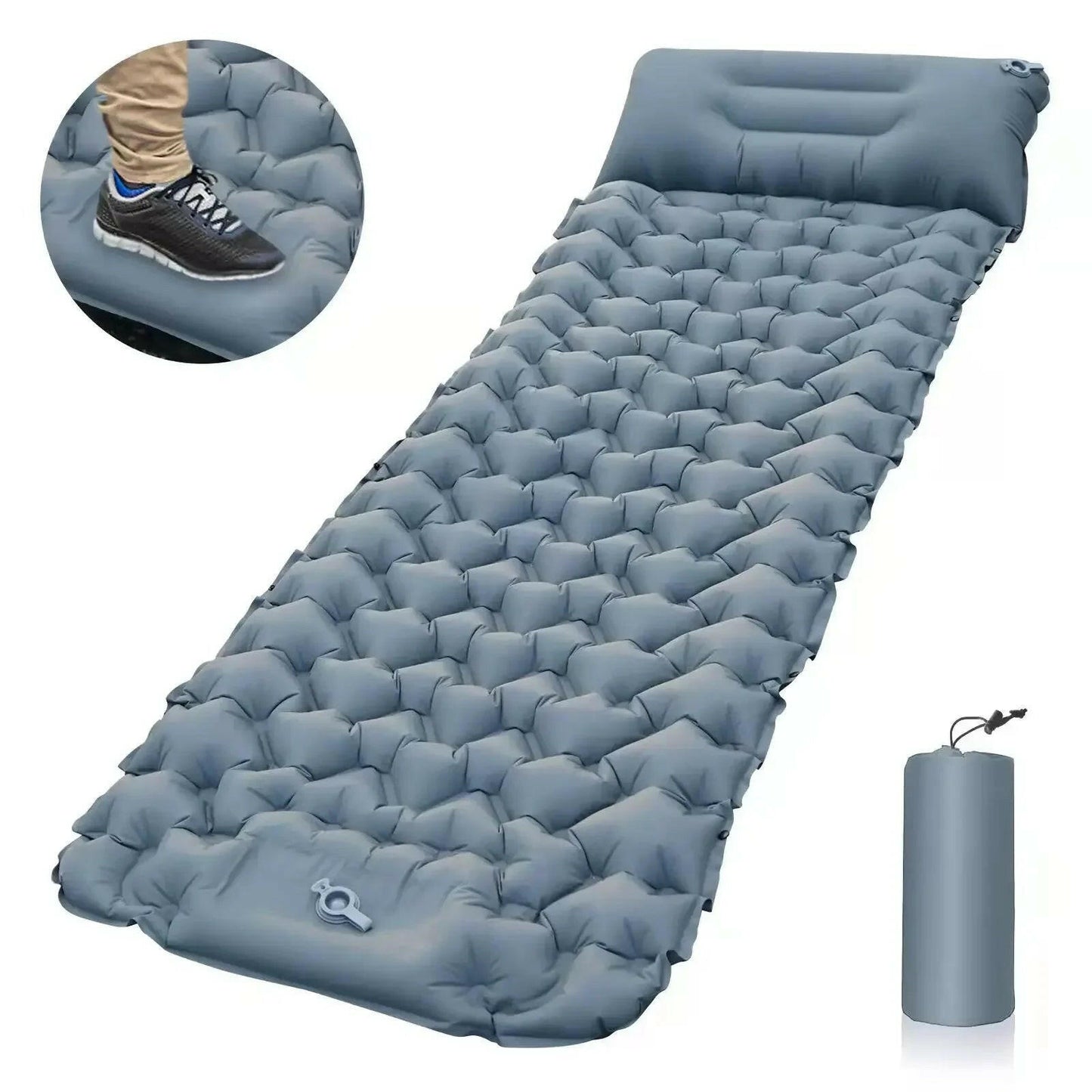Camping Inflatable Mattress with Pillows.