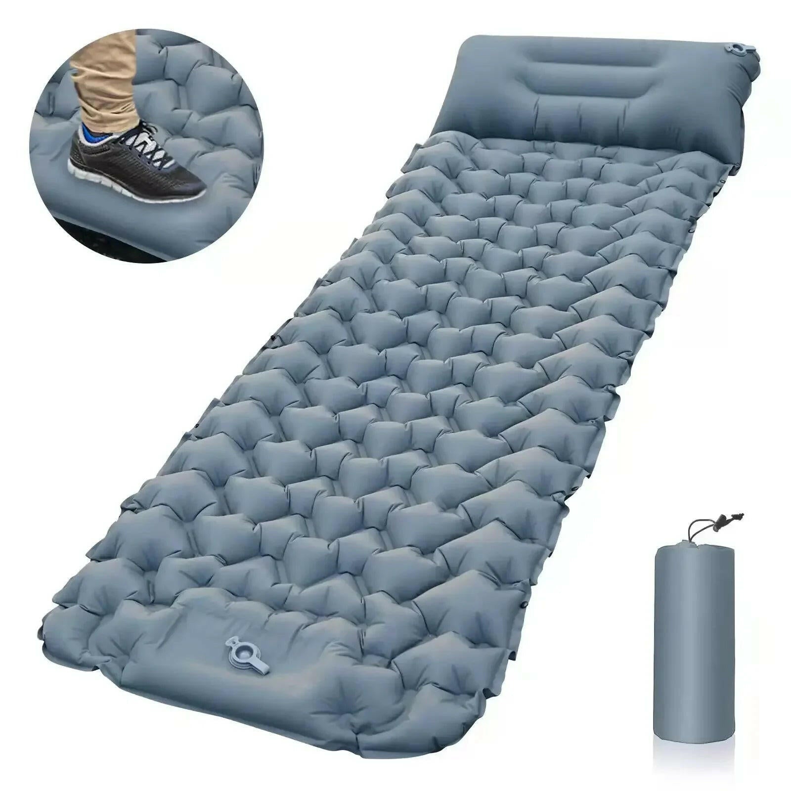 Camping Inflatable Mattress with Pillows.