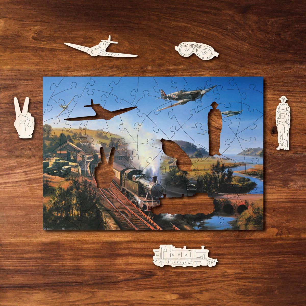 Summer of 44 – Travel Mini Wooden Jigsaw Puzzle, 76 Pieces.