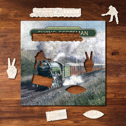 Flying Scotsman – Travel Mini Wooden Jigsaw Puzzle.